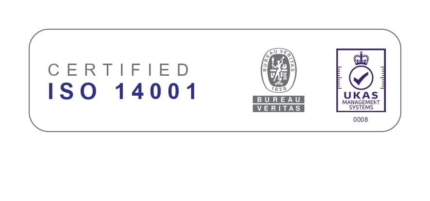 ISO 14001:2015 Environmental Management System certificate for MS Powermax International Limited, certified by Bureau Veritas